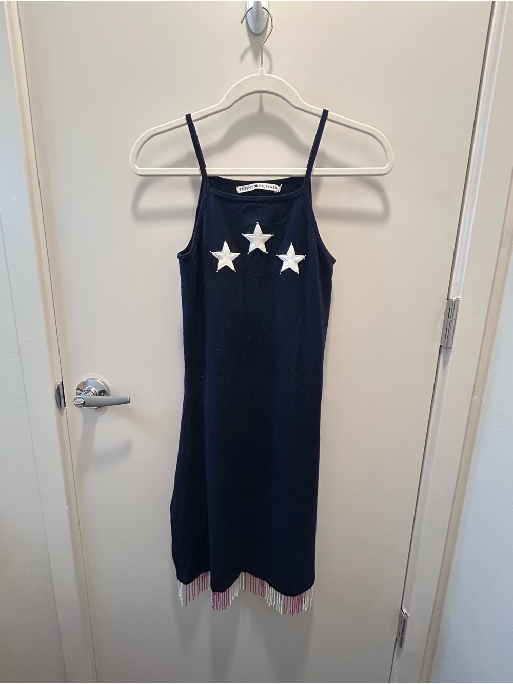 Tommy Hilfiger Vintage Star Fringe Cotton Mini Dress